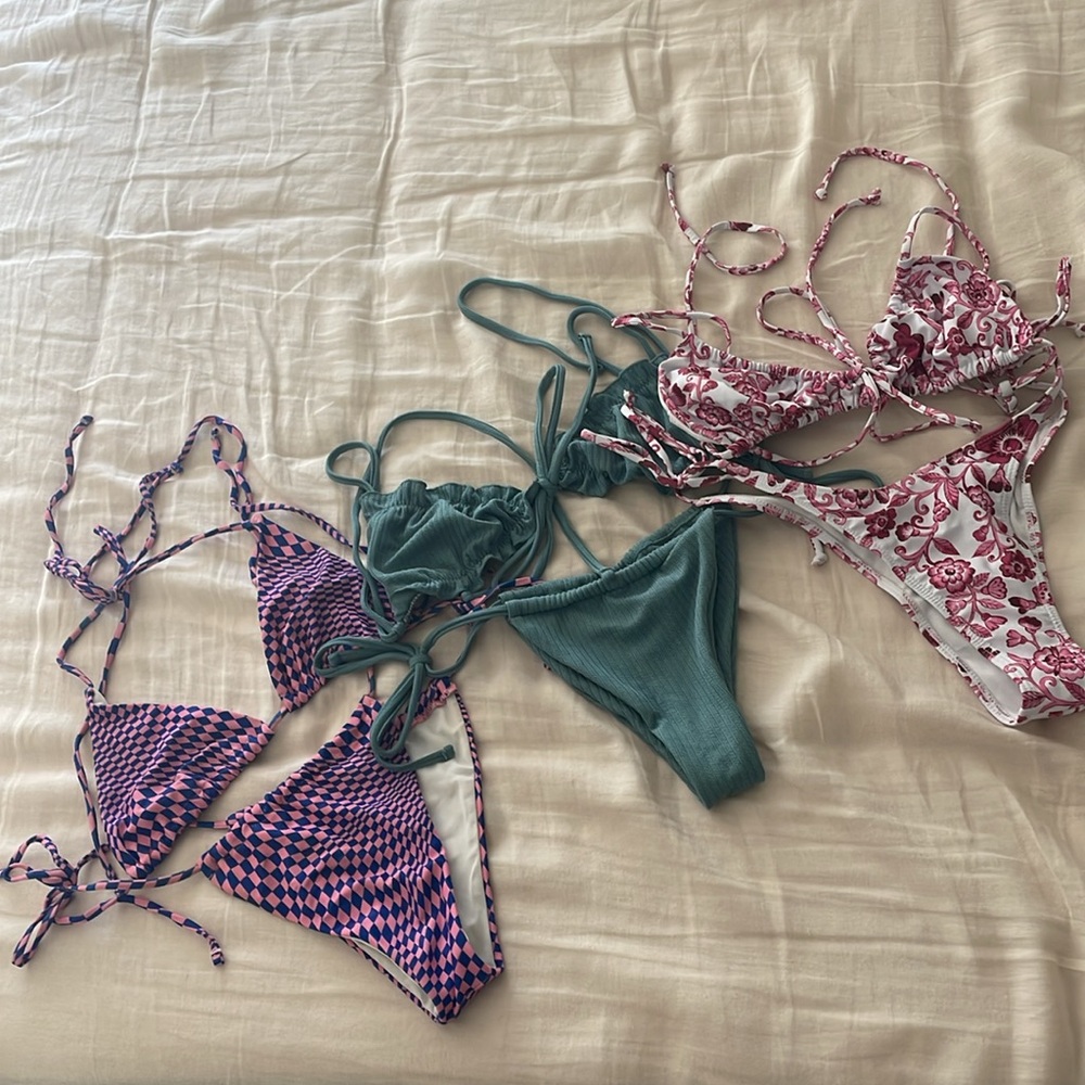 SHEIN THREE sets of bikinis